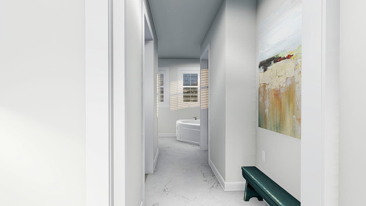 Plan 61340UT: Two-Story Country House Plan with Lower-Level Apartment - Image #25 - Country, Victorian