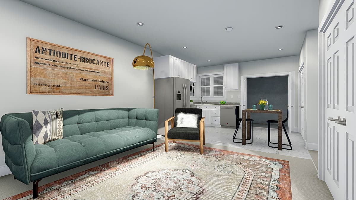 Plan 61340UT: Two-Story Country House Plan with Lower-Level Apartment - Image #29 - Country, Victorian