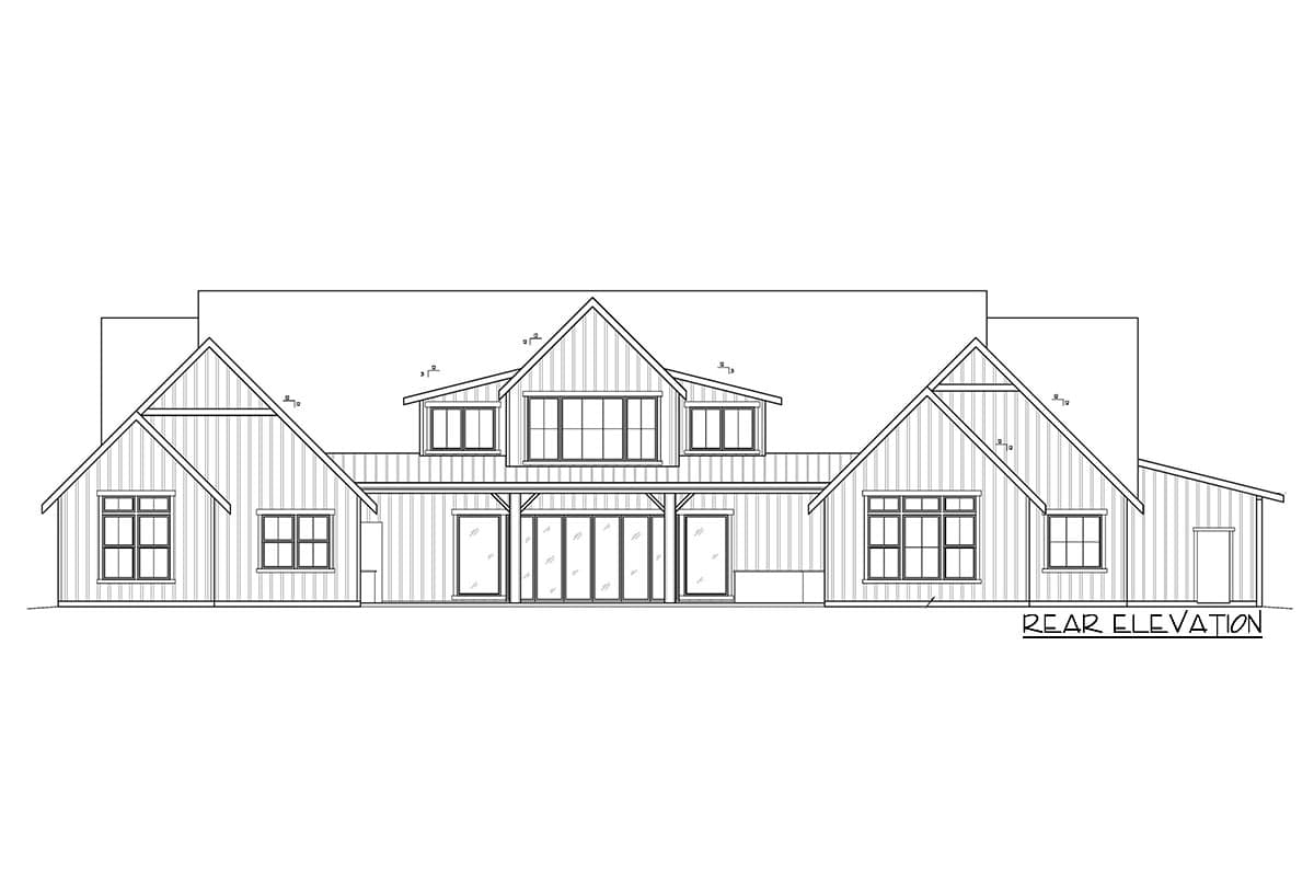 Plan 85326MS: Fully Featured Barn-Style Modern House Plan with Indoor Outdoor Living - Image #27 - Barndominium, Country, Craftsman, Farmhouse, Modern Farmhouse, New American