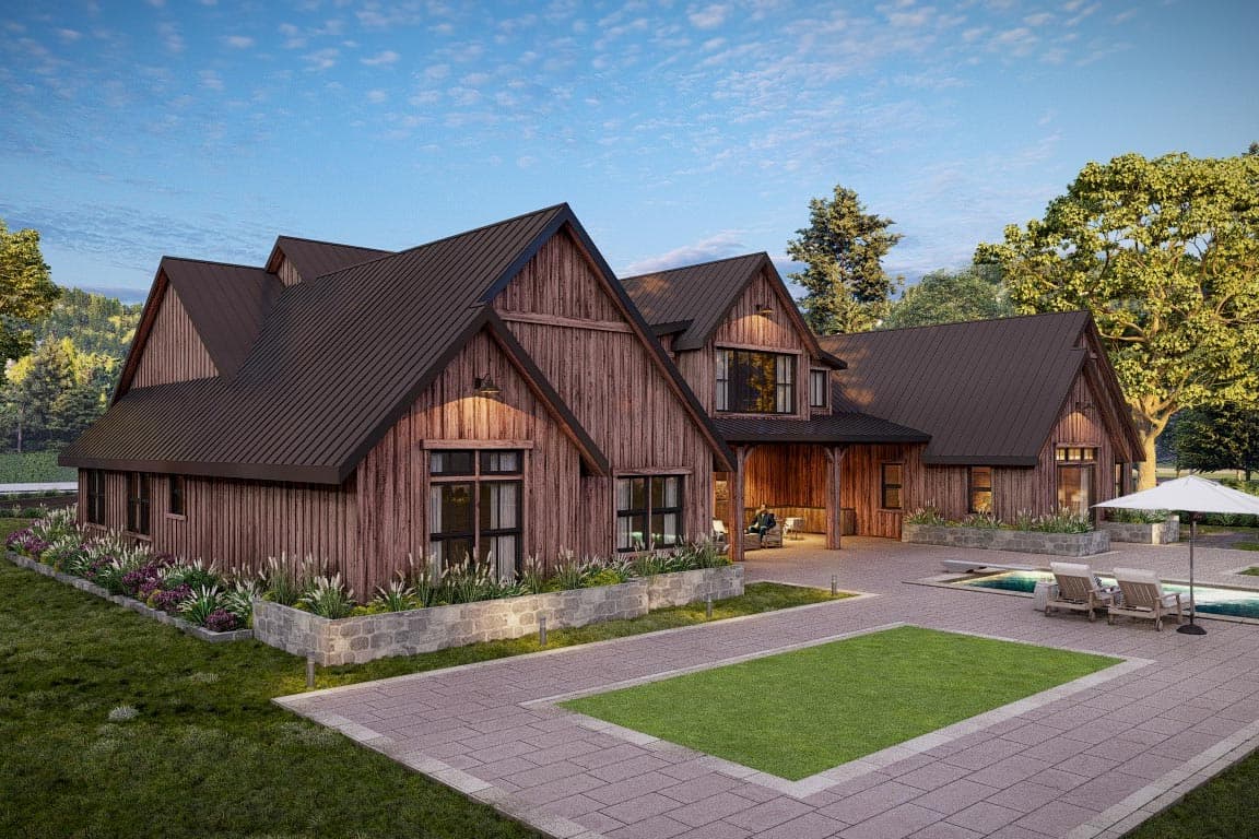 Plan 85326MS: Fully Featured Barn-Style Modern House Plan with Indoor Outdoor Living - Image #10 - Barndominium, Country, Craftsman, Farmhouse, Modern Farmhouse, New American