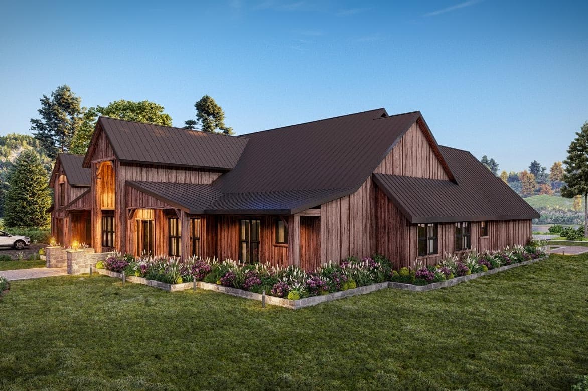 Plan 85326MS: Fully Featured Barn-Style Modern House Plan with Indoor Outdoor Living - Image #11 - Barndominium, Country, Craftsman, Farmhouse, Modern Farmhouse, New American