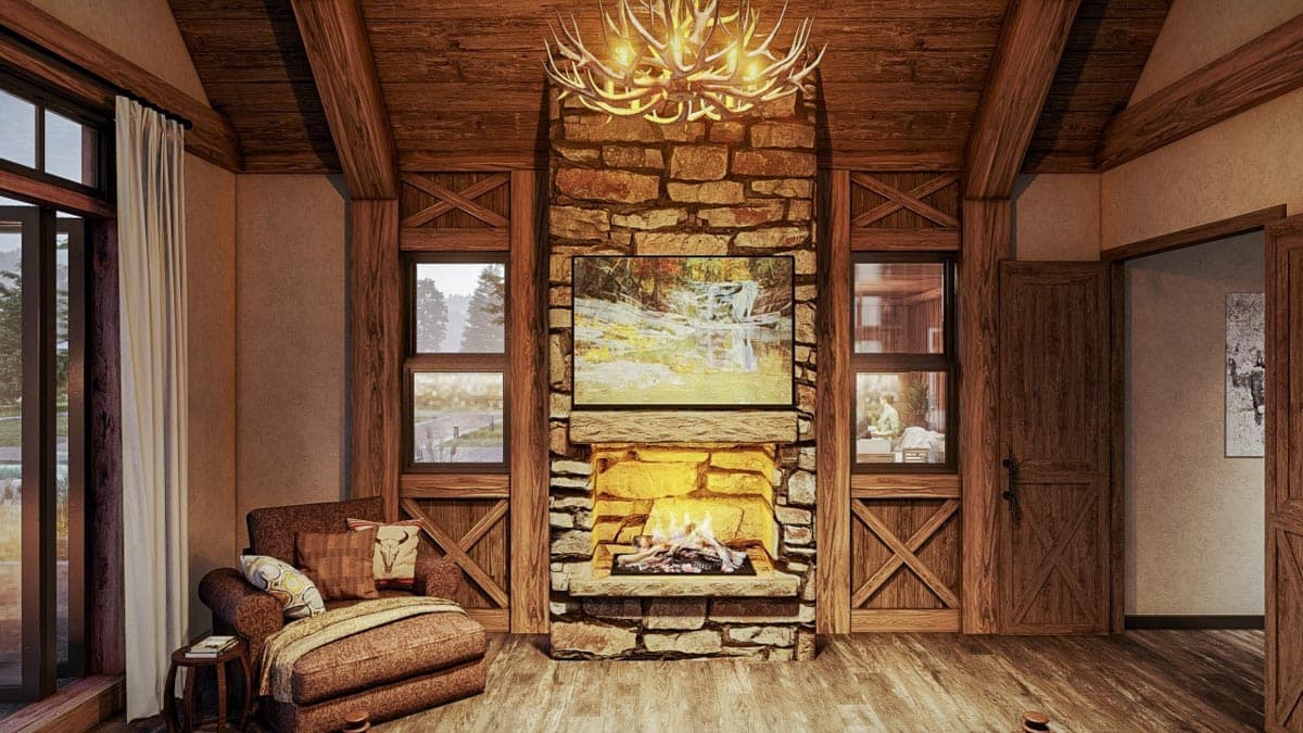 Plan 85326MS: Fully Featured Barn-Style Modern House Plan with Indoor Outdoor Living - Image #13 - Barndominium, Country, Craftsman, Farmhouse, Modern Farmhouse, New American