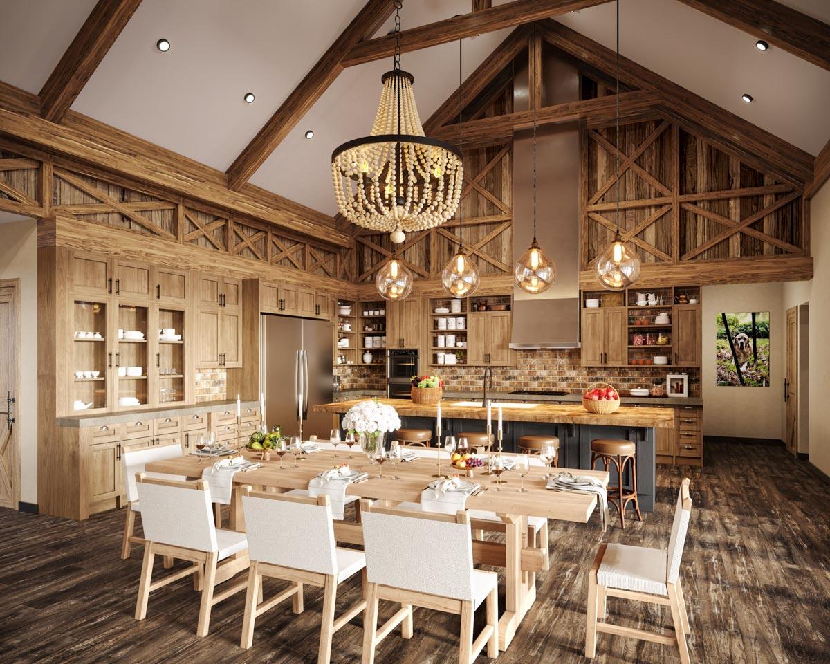 Plan 85326MS: Fully Featured Barn-Style Modern House Plan with Indoor Outdoor Living - Image #15 - Barndominium, Country, Craftsman, Farmhouse, Modern Farmhouse, New American