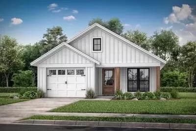 3-Bed Ranch House Plan with Vaulted Ceiling - 1292 Sq Ft