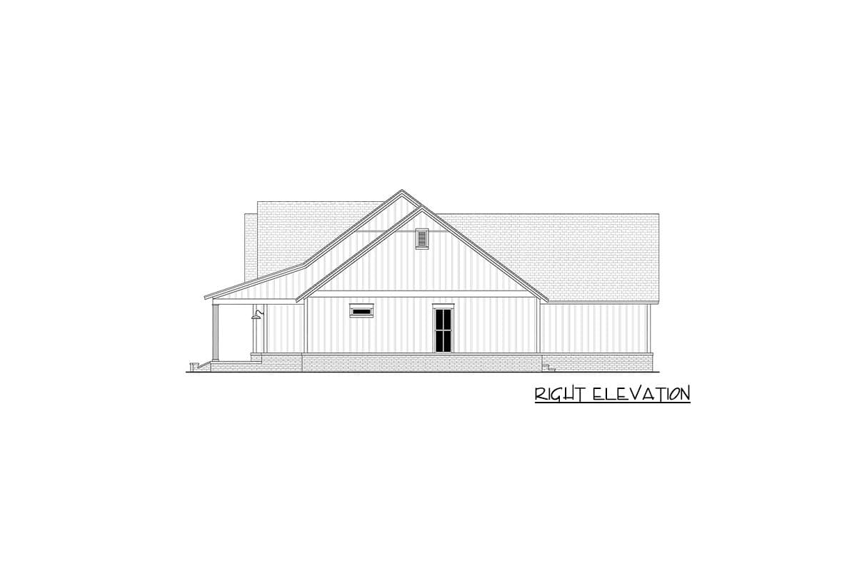 Plan 51816HZ: Modern Farmhouse Plan with 3-Car Front-entry Garage and Bonus Room - Image #10 - Country, Craftsman, Farmhouse, Modern Farmhouse, New American, Traditional