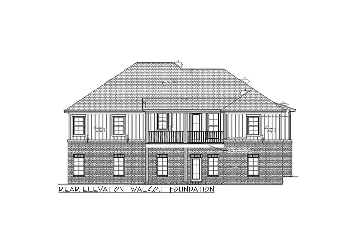 Plan 51818HZ: 4-Bed Contemporary Farmhouse Plan with Private Master Suite - Image #8 - Country, Craftsman, Farmhouse, Southern
