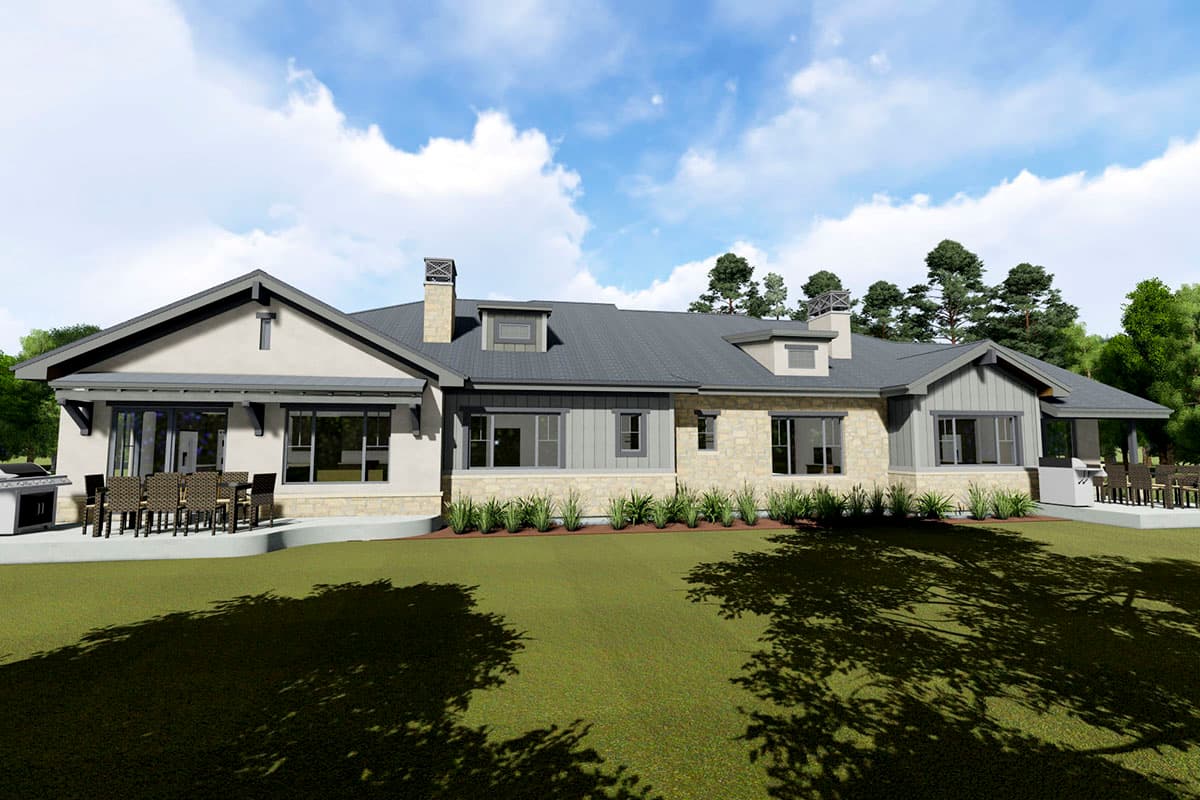 Plan 64488SC: Multi-Family Craftsman Plan with 2 Dissimilar Units 2 Bedroom Units - 1845 Sq Ft and 1747 Sq Ft - Image #8 - Craftsman, Farmhouse, Northwest, Prairie