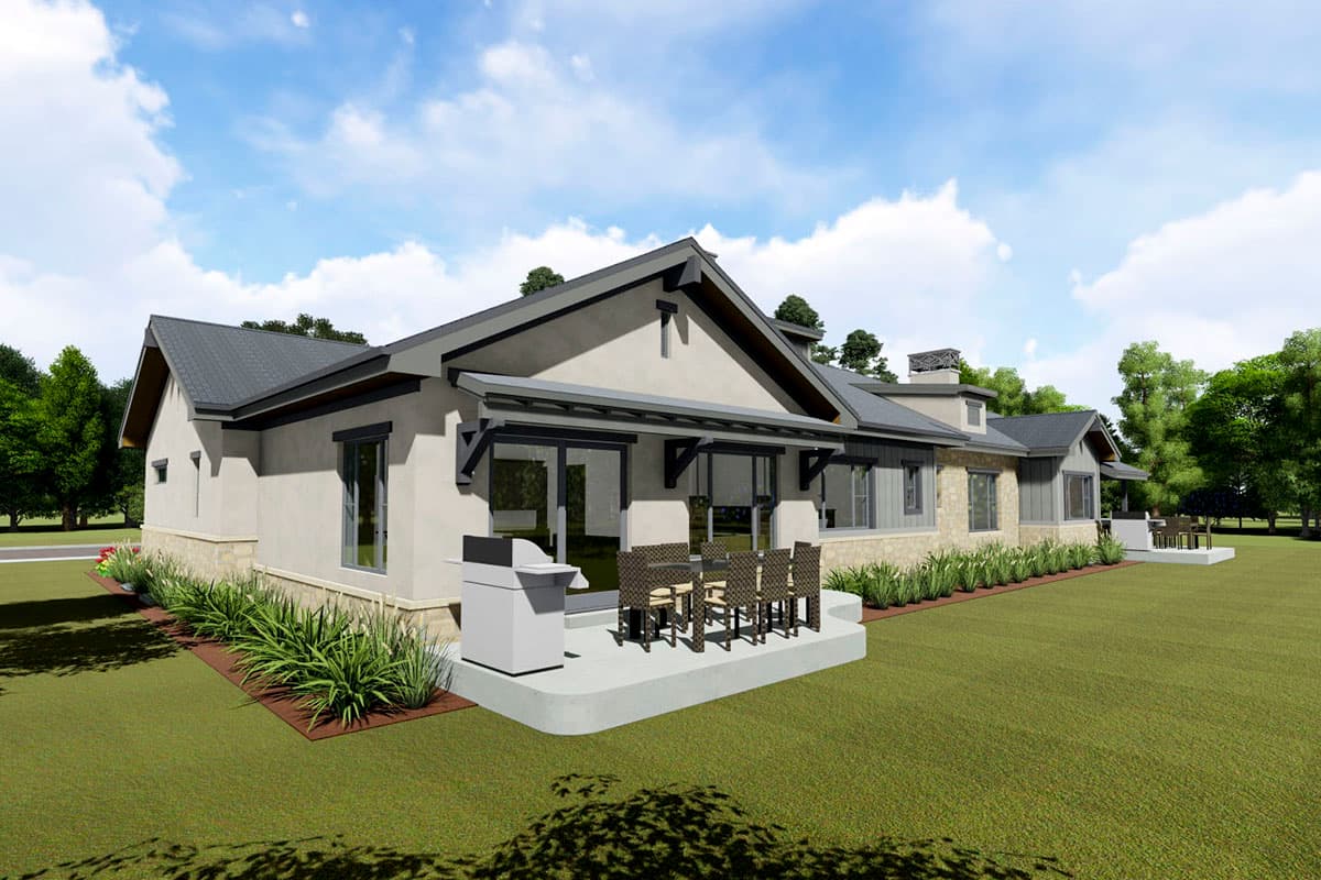 Plan 64488SC: Multi-Family Craftsman Plan with 2 Dissimilar Units 2 Bedroom Units - 1845 Sq Ft and 1747 Sq Ft - Image #9 - Craftsman, Farmhouse, Northwest, Prairie
