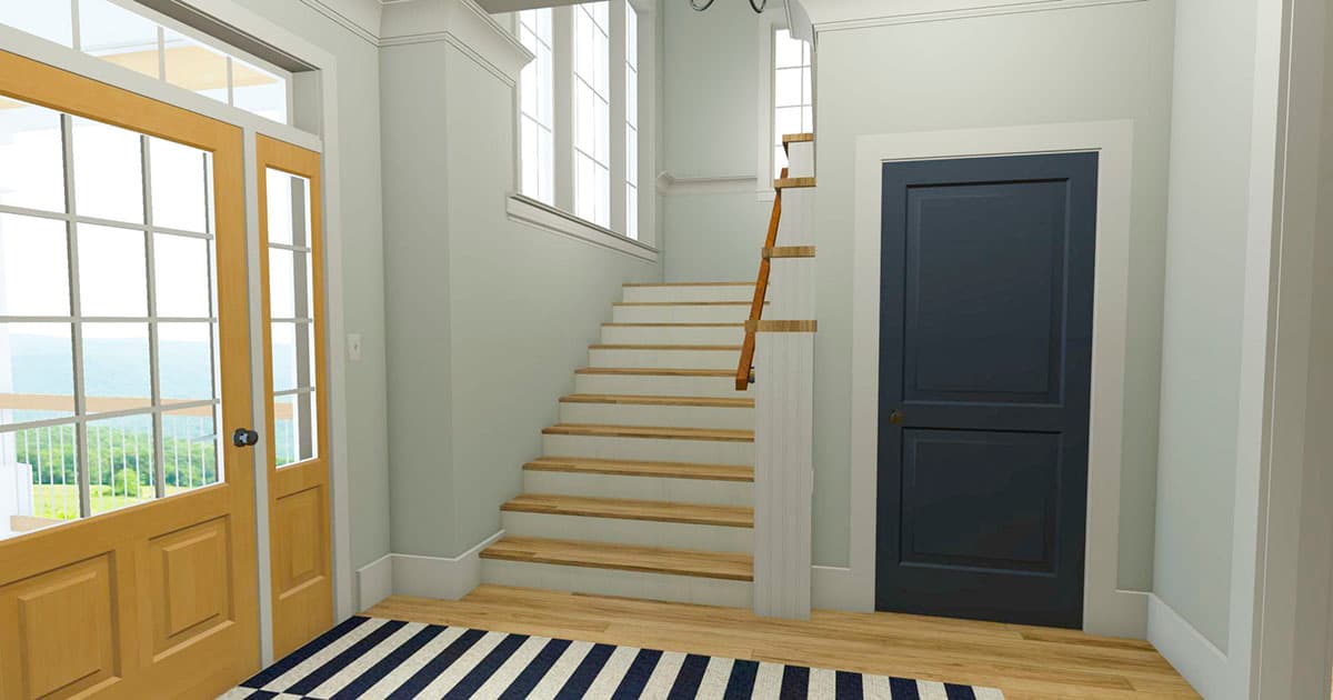 Plan 765019TWN: 4-Bed Low Country House Plan with Front and Back Double-Decker Porches - Image #6 - Beach, Coastal, Low Country, Southern