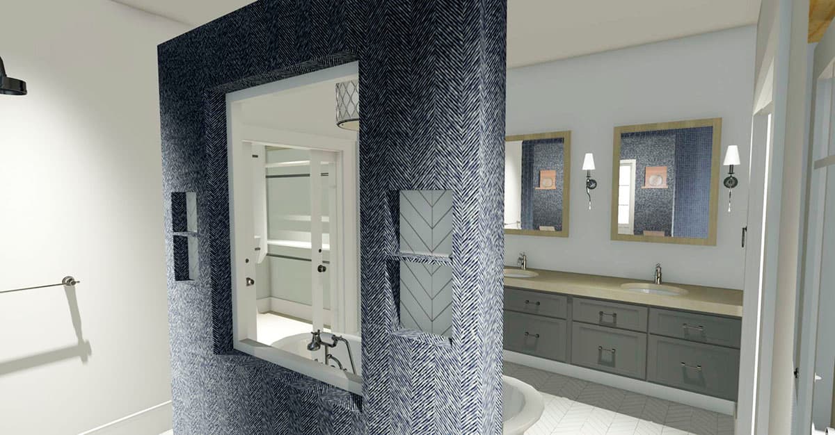 Plan 765019TWN: 4-Bed Low Country House Plan with Front and Back Double-Decker Porches - Image #19 - Beach, Coastal, Low Country, Southern