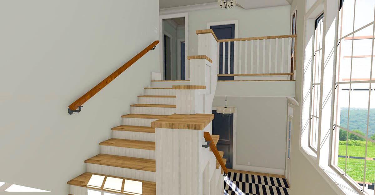 Plan 765019TWN: 4-Bed Low Country House Plan with Front and Back Double-Decker Porches - Image #22 - Beach, Coastal, Low Country, Southern