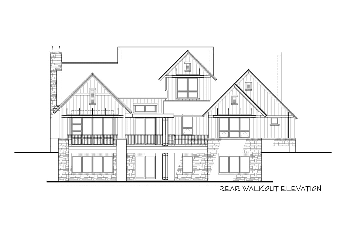 Plan 16915WG: New American House Plan with Industrial Metal-Clad Turret - 2425 Sq Ft - Image #21 - Farmhouse, Modern Farmhouse, New American, Southern