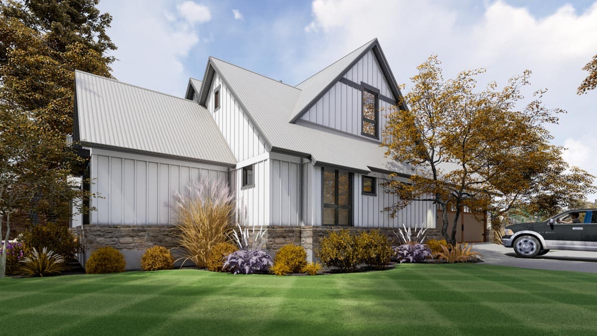 Plan 16915WG: New American House Plan with Industrial Metal-Clad Turret - 2425 Sq Ft - Image #9 - Farmhouse, Modern Farmhouse, New American, Southern