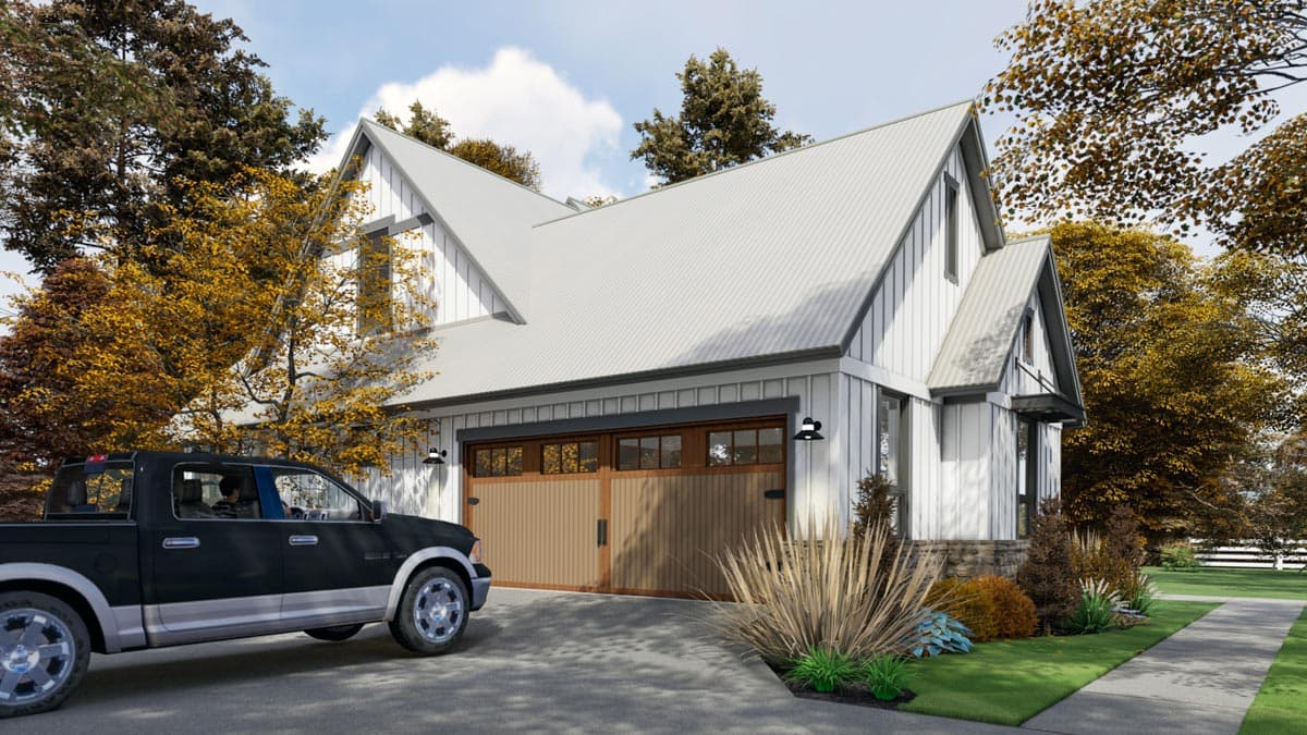 Plan 16915WG: New American House Plan with Industrial Metal-Clad Turret - 2425 Sq Ft - Image #10 - Farmhouse, Modern Farmhouse, New American, Southern