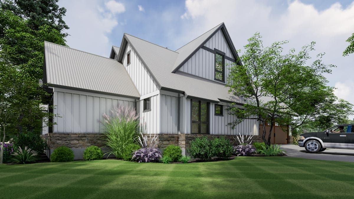 Plan 16915WG: New American House Plan with Industrial Metal-Clad Turret - 2425 Sq Ft - Image #19 - Farmhouse, Modern Farmhouse, New American, Southern