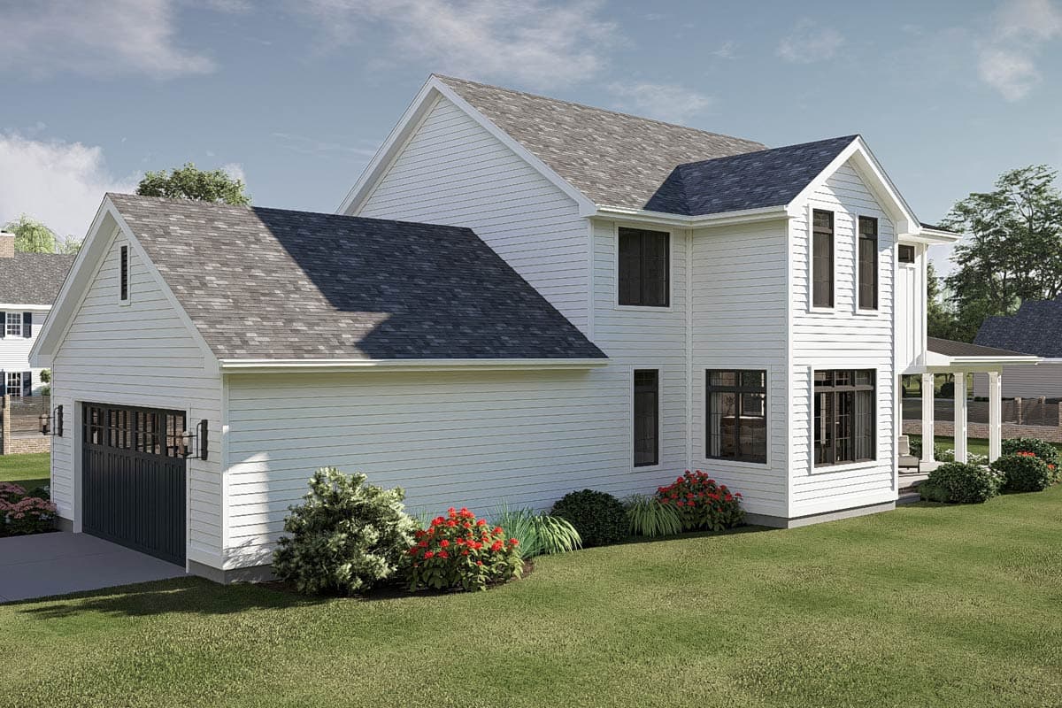 Plan 62816DJ: 4-Bed Southern Farmhouse Plan with Large Covered Front Porch - 2784 Sq Ft - Image #7 - Country, Craftsman, New American, Southern