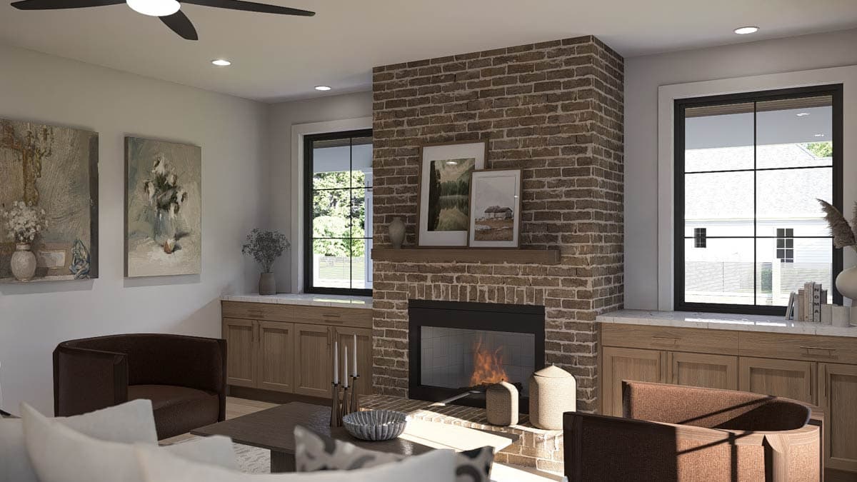 Plan 62816DJ: 4-Bed Southern Farmhouse Plan with Large Covered Front Porch - 2784 Sq Ft - Image #10 - Country, Craftsman, New American, Southern