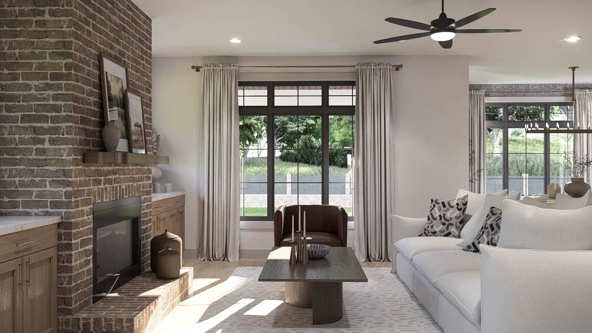 Plan 62816DJ: 4-Bed Southern Farmhouse Plan with Large Covered Front Porch - 2784 Sq Ft - Image #12 - Country, Craftsman, New American, Southern