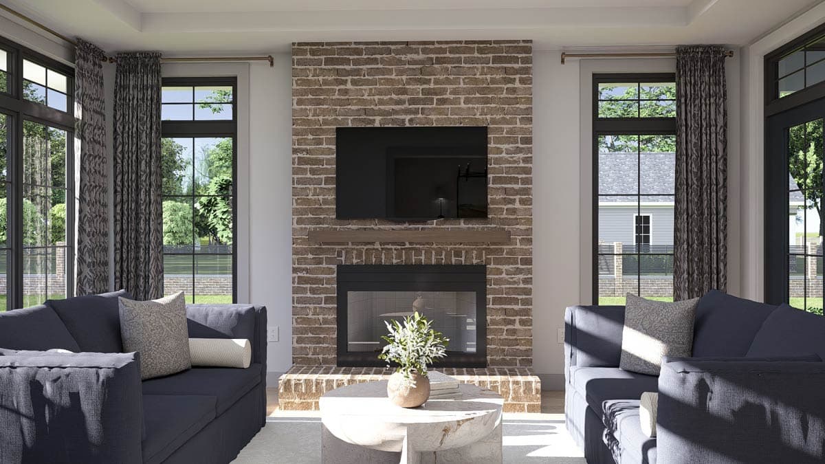 Plan 62816DJ: 4-Bed Southern Farmhouse Plan with Large Covered Front Porch - 2784 Sq Ft - Image #13 - Country, Craftsman, New American, Southern