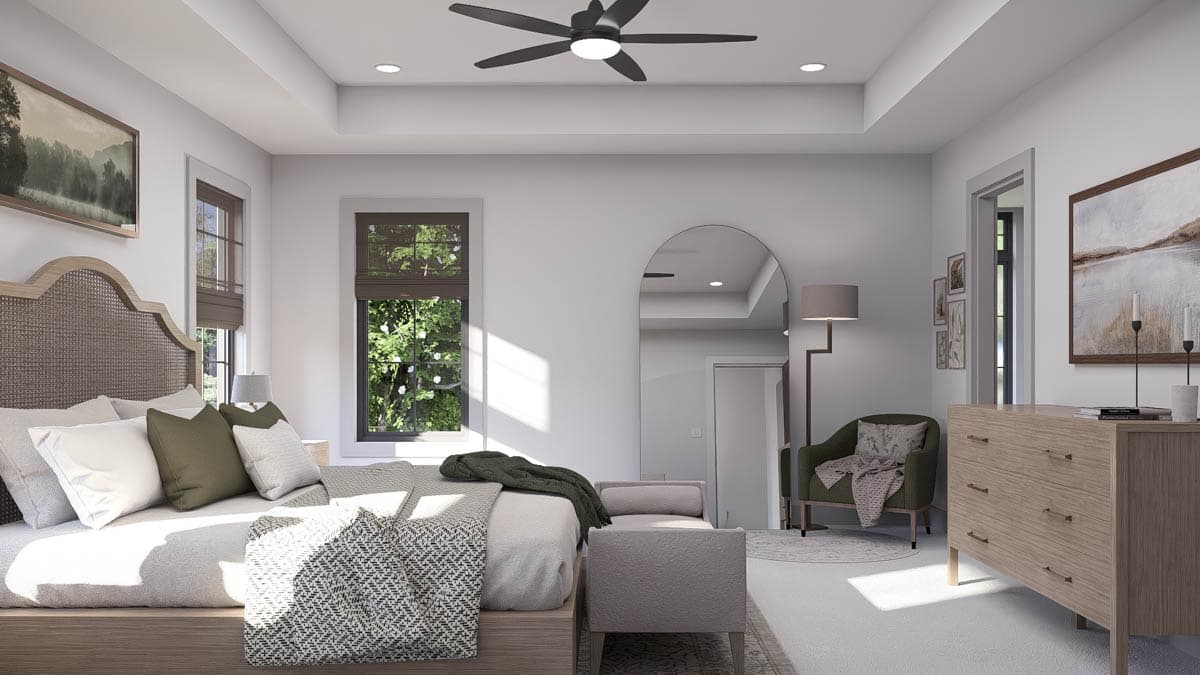 Plan 62816DJ: 4-Bed Southern Farmhouse Plan with Large Covered Front Porch - 2784 Sq Ft - Image #16 - Country, Craftsman, New American, Southern