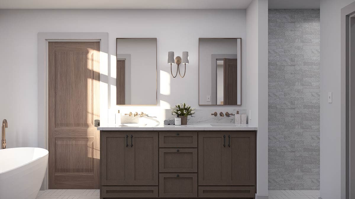 Plan 62816DJ: 4-Bed Southern Farmhouse Plan with Large Covered Front Porch - 2784 Sq Ft - Image #17 - Country, Craftsman, New American, Southern