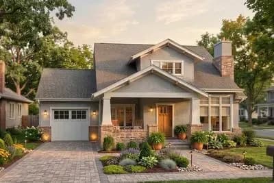 3-Bed Cottage Home Plan with Great Curb Appeal - 1836 Sq Ft