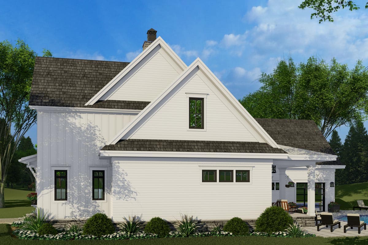 Plan 14683RK: 4-Bed New American Farmhouse Plan with First-Floor Master - Image #7 - Cottage, Country, Modern Farmhouse, New American, Traditional