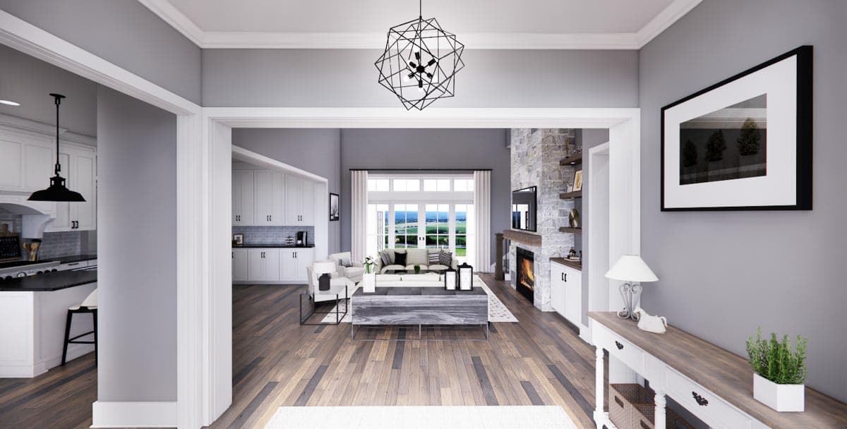 Plan 14683RK: 4-Bed New American Farmhouse Plan with First-Floor Master - Image #9 - Cottage, Country, Modern Farmhouse, New American, Traditional