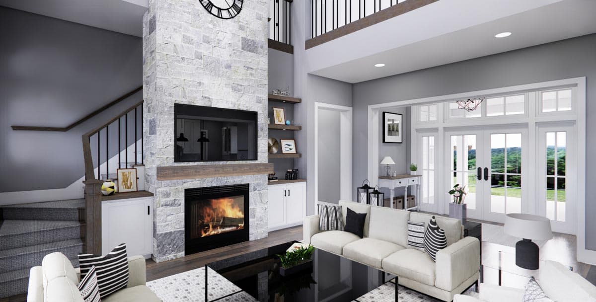 Plan 14683RK: 4-Bed New American Farmhouse Plan with First-Floor Master - Image #12 - Cottage, Country, Modern Farmhouse, New American, Traditional