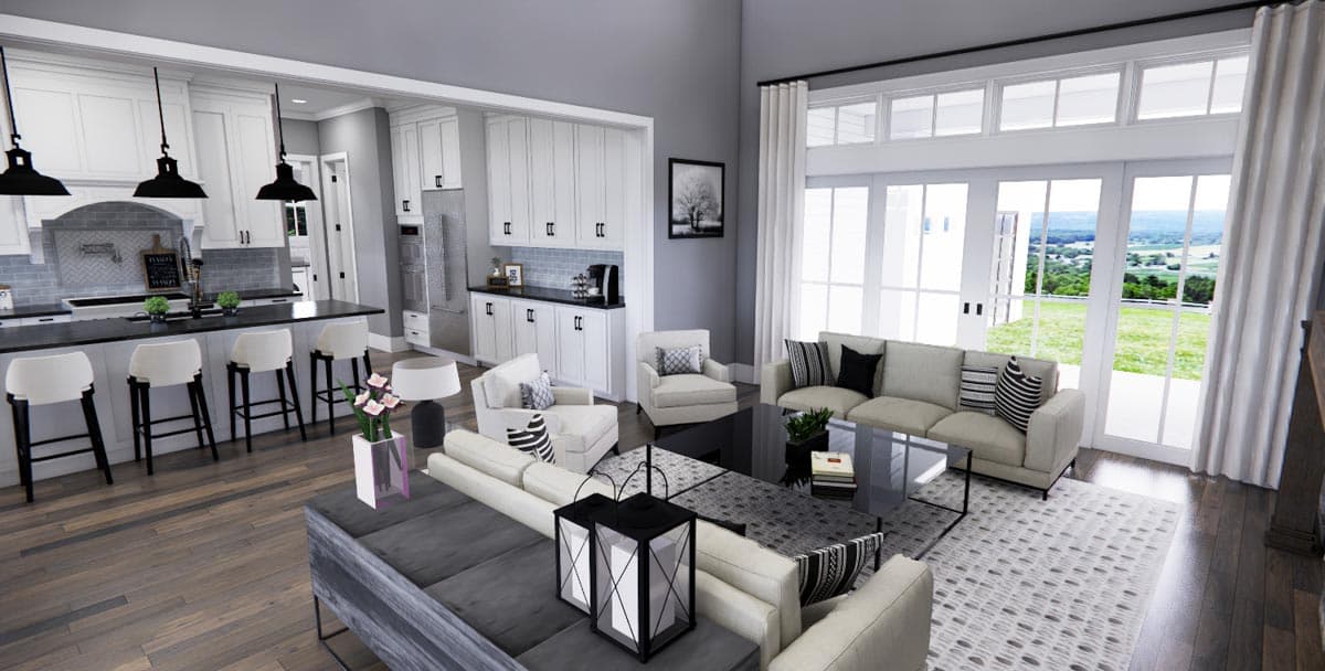 Plan 14683RK: 4-Bed New American Farmhouse Plan with First-Floor Master - Image #14 - Cottage, Country, Modern Farmhouse, New American, Traditional
