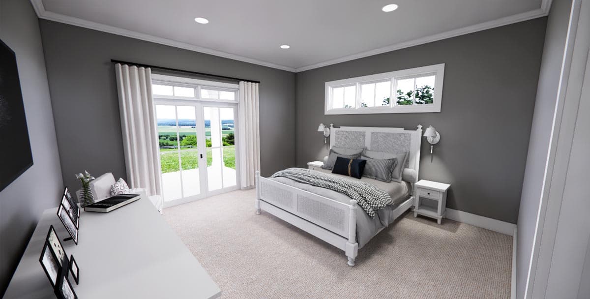 Plan 14683RK: 4-Bed New American Farmhouse Plan with First-Floor Master - Image #29 - Cottage, Country, Modern Farmhouse, New American, Traditional