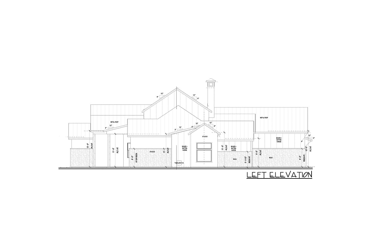 Plan 430056LY:  New American Home Plan with Sizable Covered Patio - Image #8 - Country, Farmhouse, Hill Country, New American