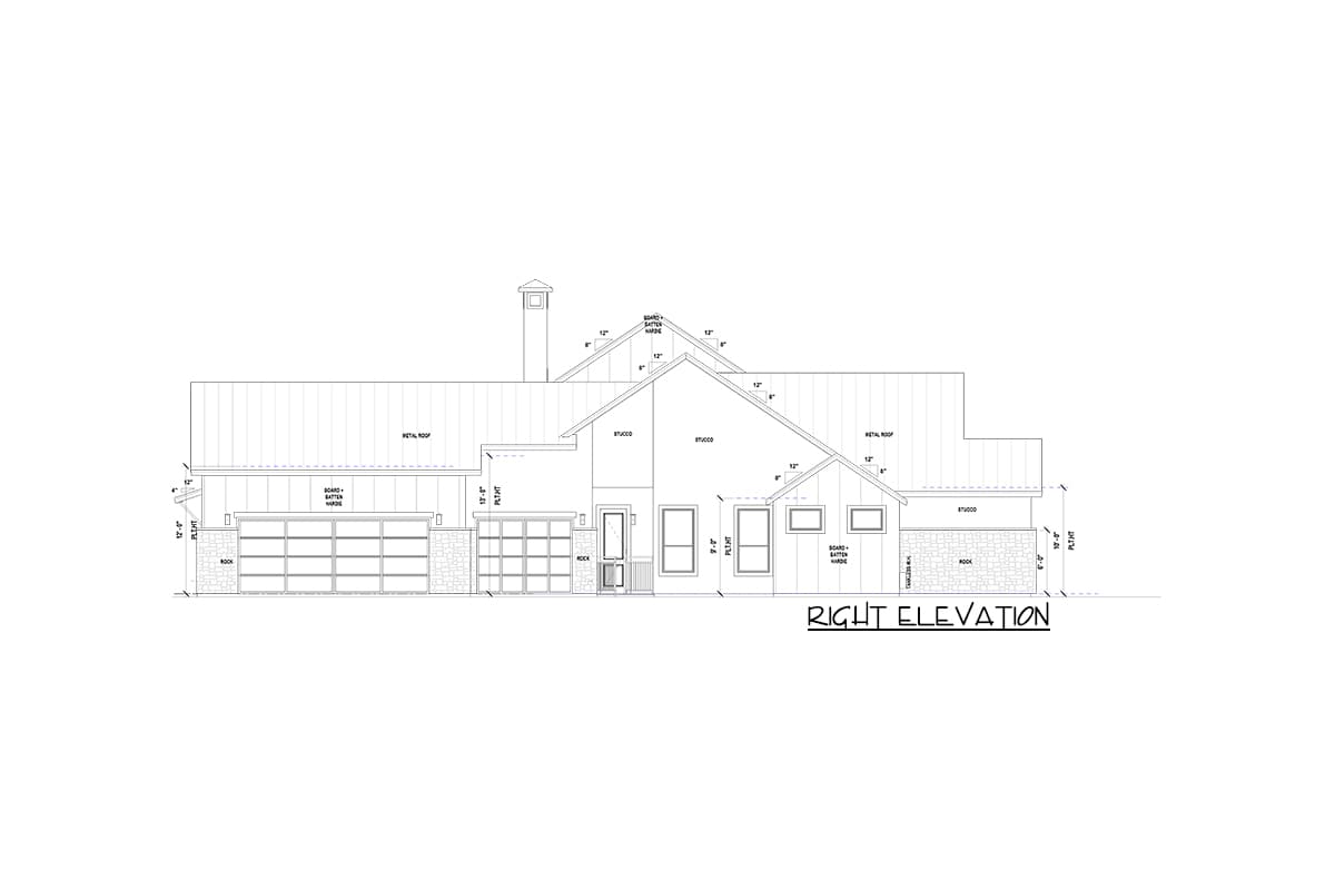 Plan 430056LY:  New American Home Plan with Sizable Covered Patio - Image #10 - Country, Farmhouse, Hill Country, New American