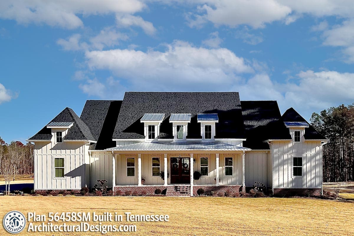Plan 56458SM: Farmhouse Plan with Luxurious Master Suite - 2986 Sq Ft - Image #7 - Farmhouse, Modern Farmhouse, New American, Southern