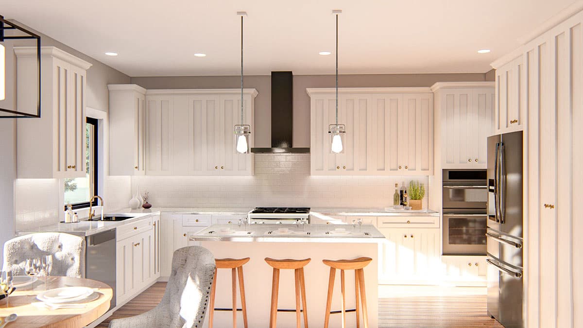 Plan 62819DJ: Refreshing 3-Bed Southern Colonial House Plan - Image #6 - Colonial, Country, Southern, Traditional