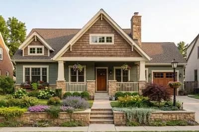 3-Bed Cottage-style House Plan with Open Floor Plan