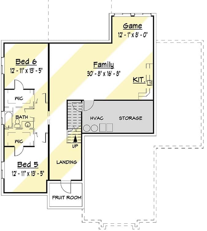Plan 910015WHD: Modern Prairie-Style Home Plan with Spacious Service Areas - 2544 Sq Ft - Floor Plan - Optional Lower Level - Contemporary, Modern, Northwest, Prairie