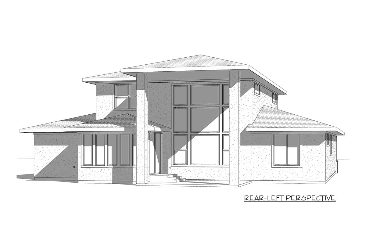 Plan 910015WHD: Modern Prairie-Style Home Plan with Spacious Service Areas - 2544 Sq Ft - Image #7 - Contemporary, Modern, Northwest, Prairie