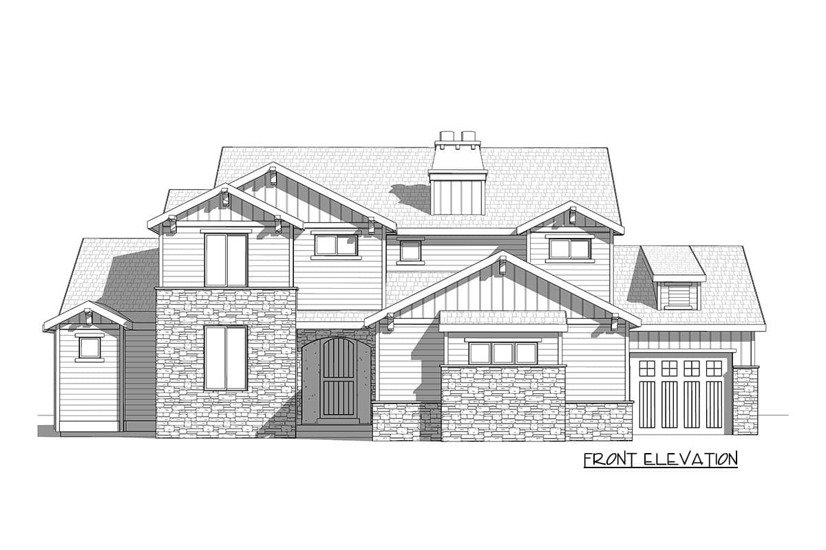 Plan 910016WHD: 3008 Square Foot New American House Plan with 2-Story Great Room and Expansion - Image #12 - Craftsman, New American, Northwest, Traditional