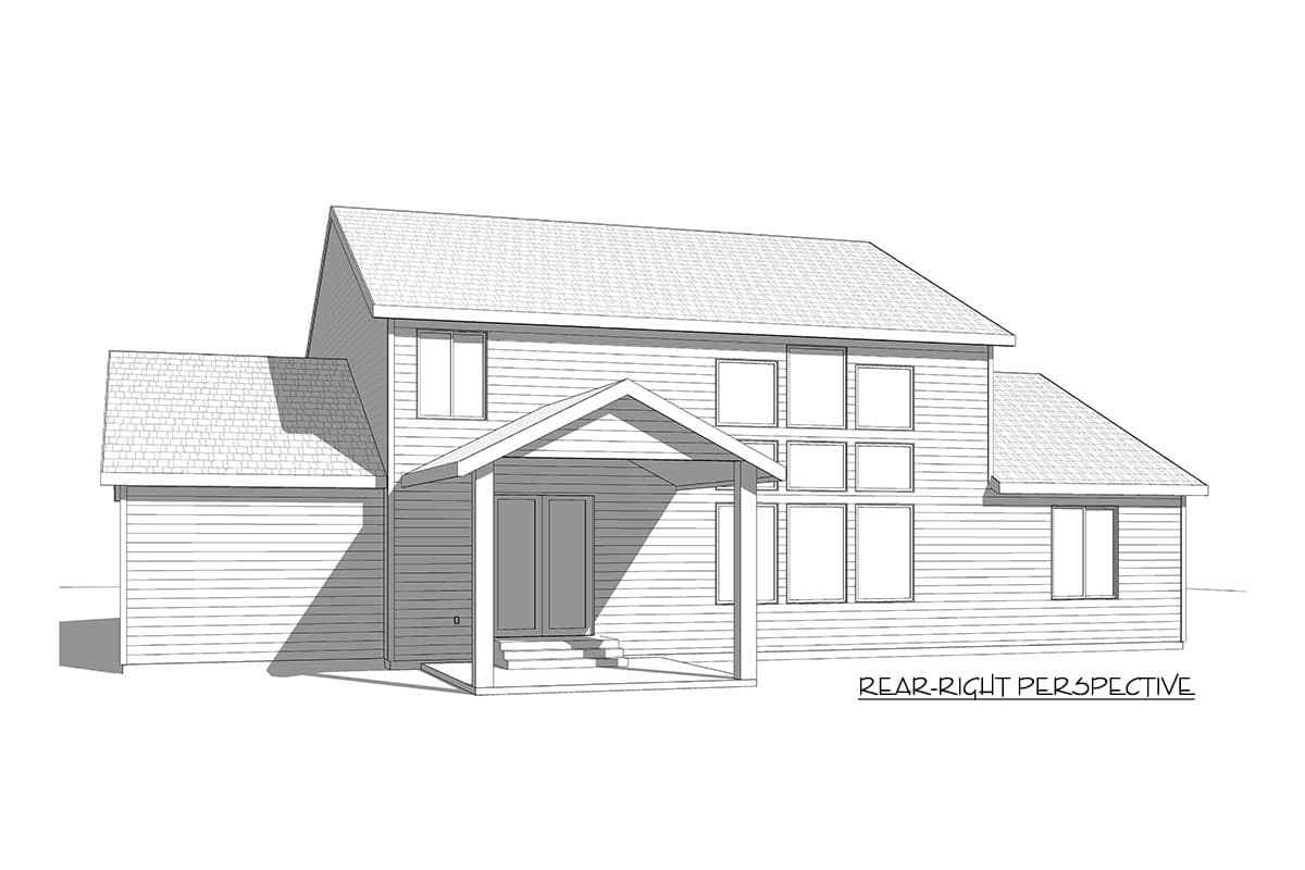 Plan 910016WHD: 3008 Square Foot New American House Plan with 2-Story Great Room and Expansion - Image #16 - Craftsman, New American, Northwest, Traditional