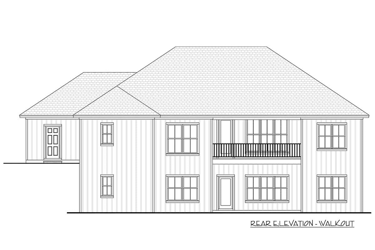 Plan 51821HZ: Split Bedroom New American Ranch Home Plan - 2230 Sq Ft - Image #6 - Hill Country, New American, Ranch