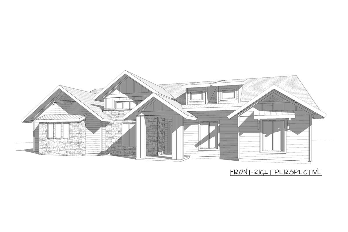 Plan 910018WHD: Modern Farmhouse Plan with Flexible Lower Level - Image #4 - Country, Modern Farmhouse, New American, Ranch