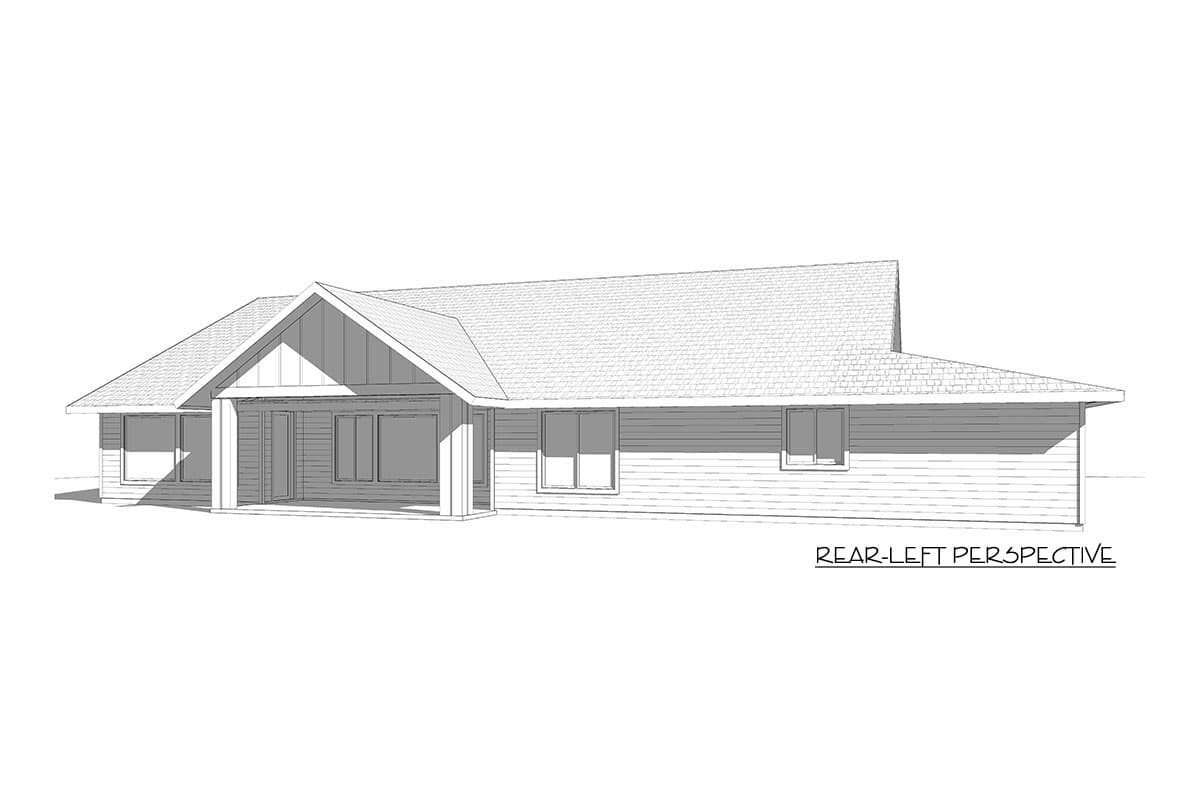 Plan 910018WHD: Modern Farmhouse Plan with Flexible Lower Level - Image #5 - Country, Modern Farmhouse, New American, Ranch