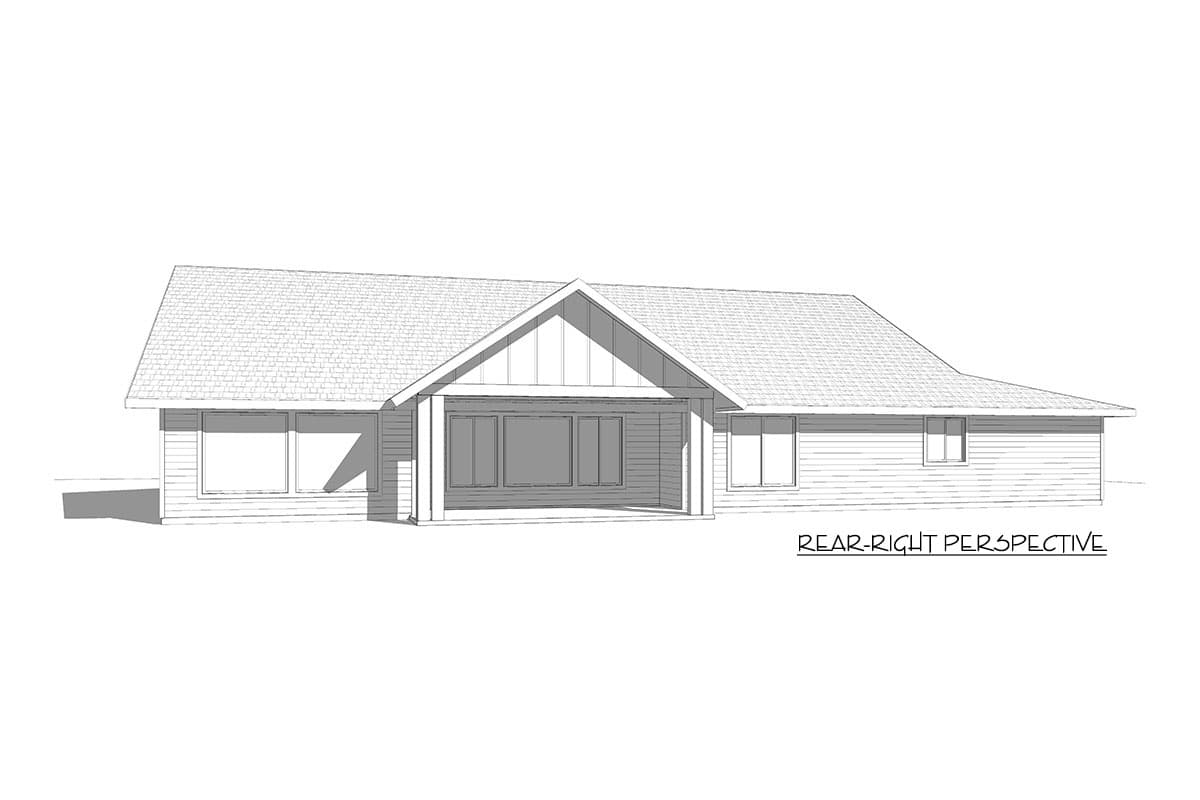 Plan 910018WHD: Modern Farmhouse Plan with Flexible Lower Level - Image #6 - Country, Modern Farmhouse, New American, Ranch