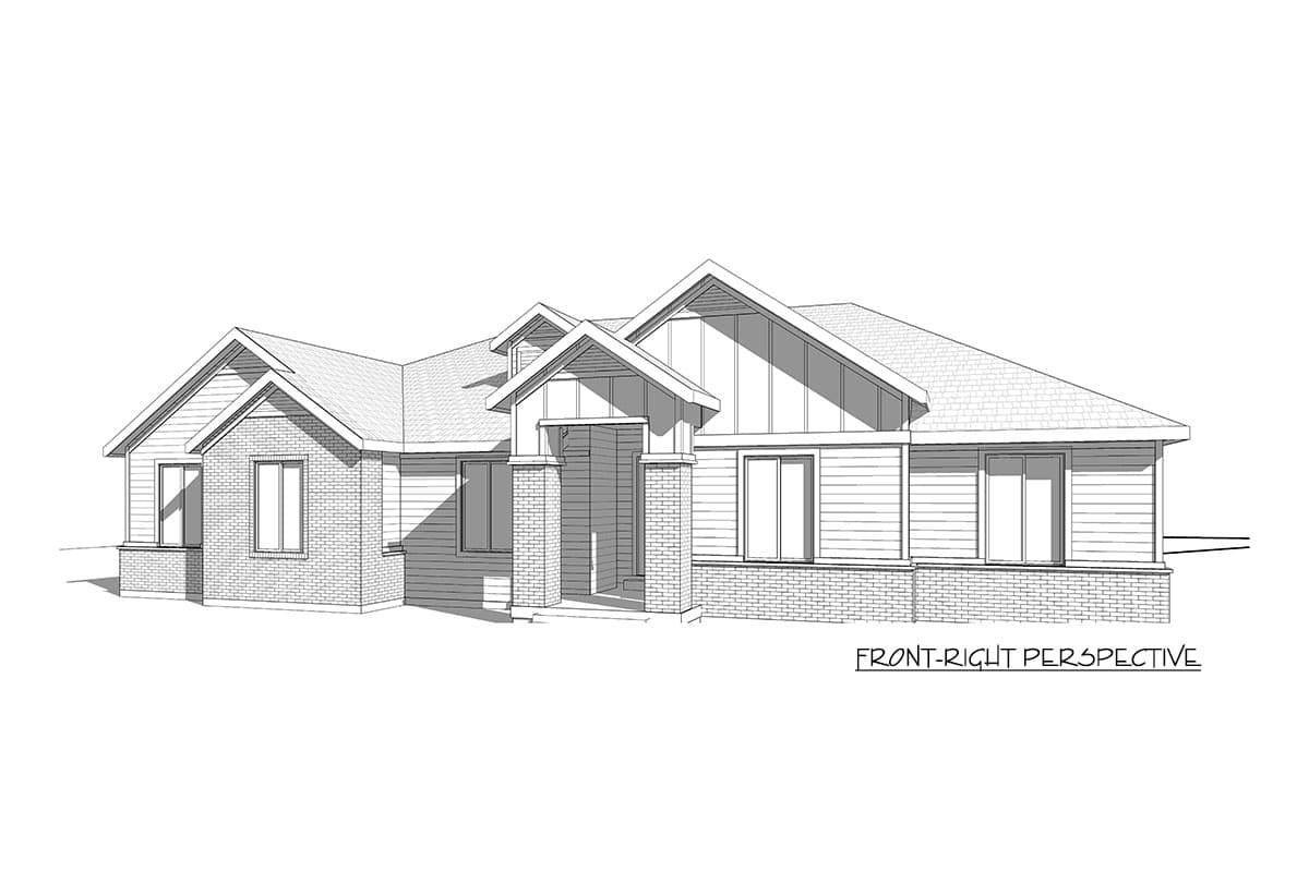 Plan 910020WHD: Timeless Traditional Home Plan with  - Image #4 - New American, Ranch