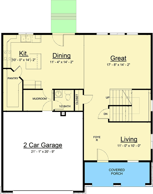 Plan 910028WHD: Exclusive Two-Story House Plan with Optional Lower Level - Floor Plan - Main Level - European, Mediterranean