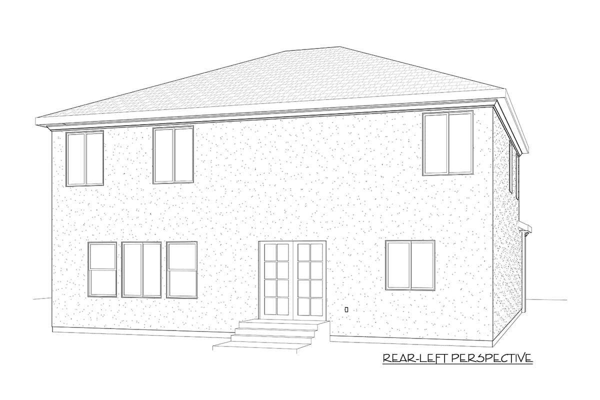 Plan 910028WHD: Exclusive Two-Story House Plan with Optional Lower Level - Image #5 - European, Mediterranean