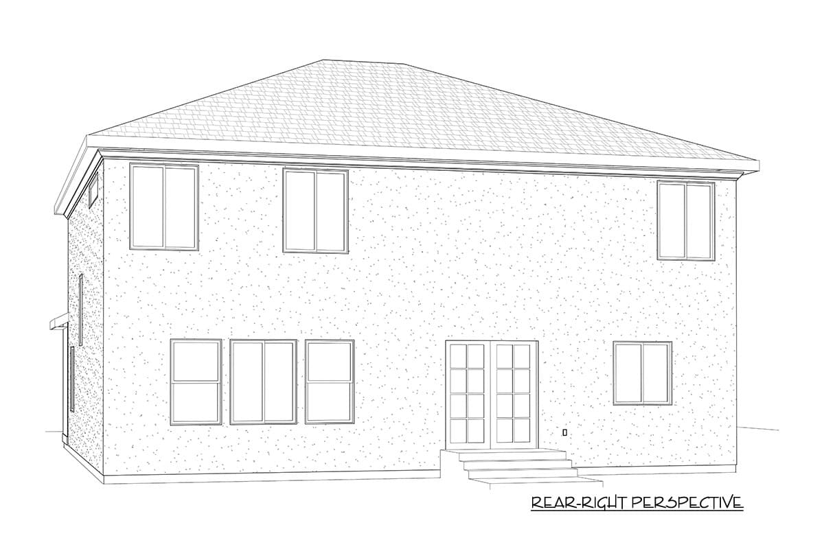 Plan 910028WHD: Exclusive Two-Story House Plan with Optional Lower Level - Image #6 - European, Mediterranean