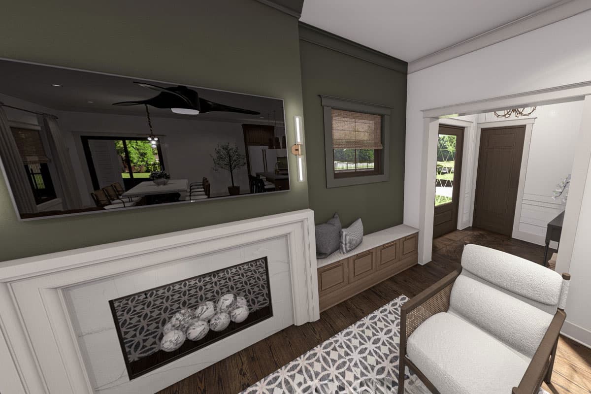 Plan 62822DJ: 3-Bed Traditional House Plan with Clustered Bedrooms - 1496 Sq Ft - Virtual Tour Cover Image - Cottage, European, Traditional