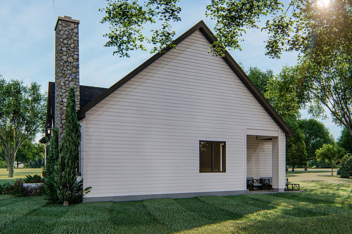 Plan 62822DJ: 3-Bed Traditional House Plan with Clustered Bedrooms - 1496 Sq Ft - Image #14 - Cottage, European, Traditional